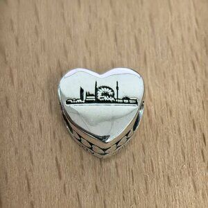 Pandora Vienna Skyline Charm Travel Pendant, S925 Silver Jewelry